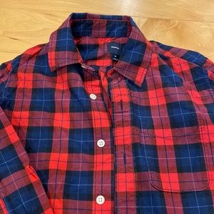 GapKids checked button down. Sz M.